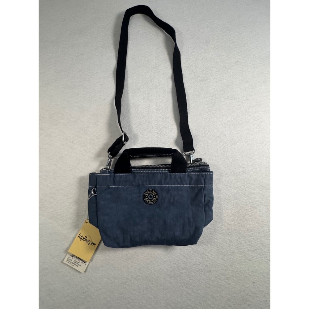 NEW Kipling Sugar S Small Crossbody Blue NWT  No Monkey HB2384 Nylon Bag